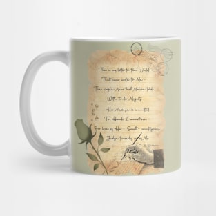 Letter to the world - Dickinson Mug